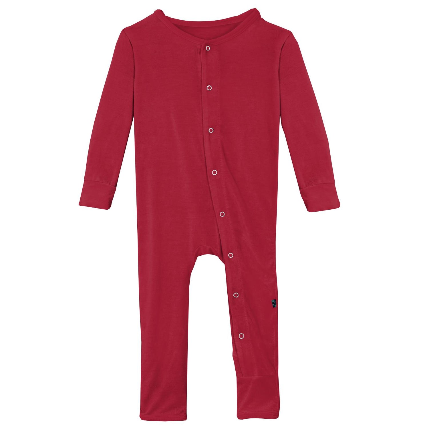 Coverall with Snaps in Crimson
