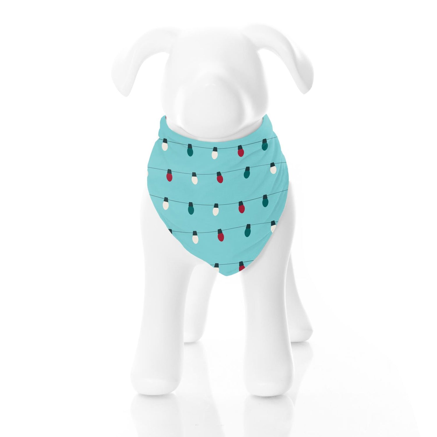 Print Dog Bandana in Iceberg Holiday Lights