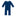 Holiday Applique Coverall in Navy Menorah