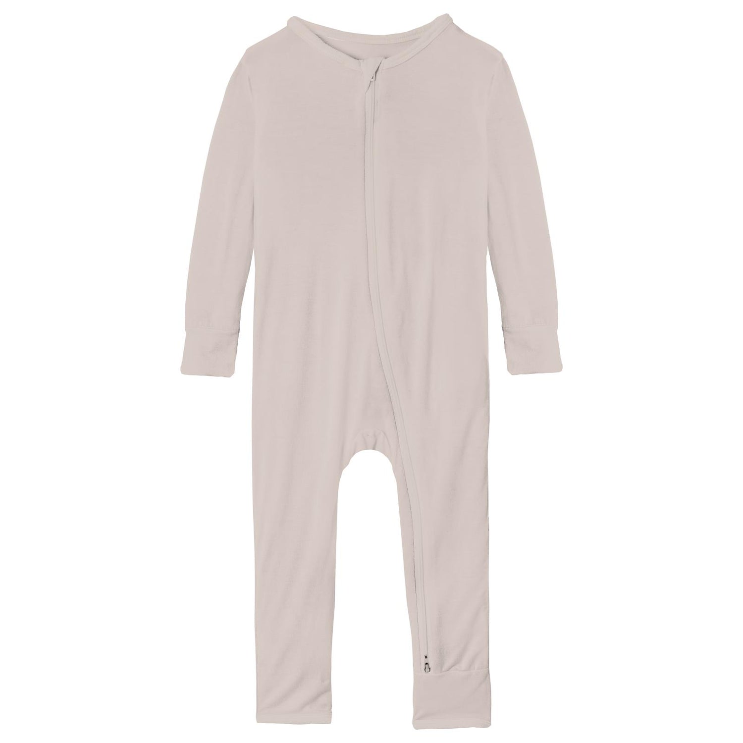Coverall with 2 Way Zipper in Latte