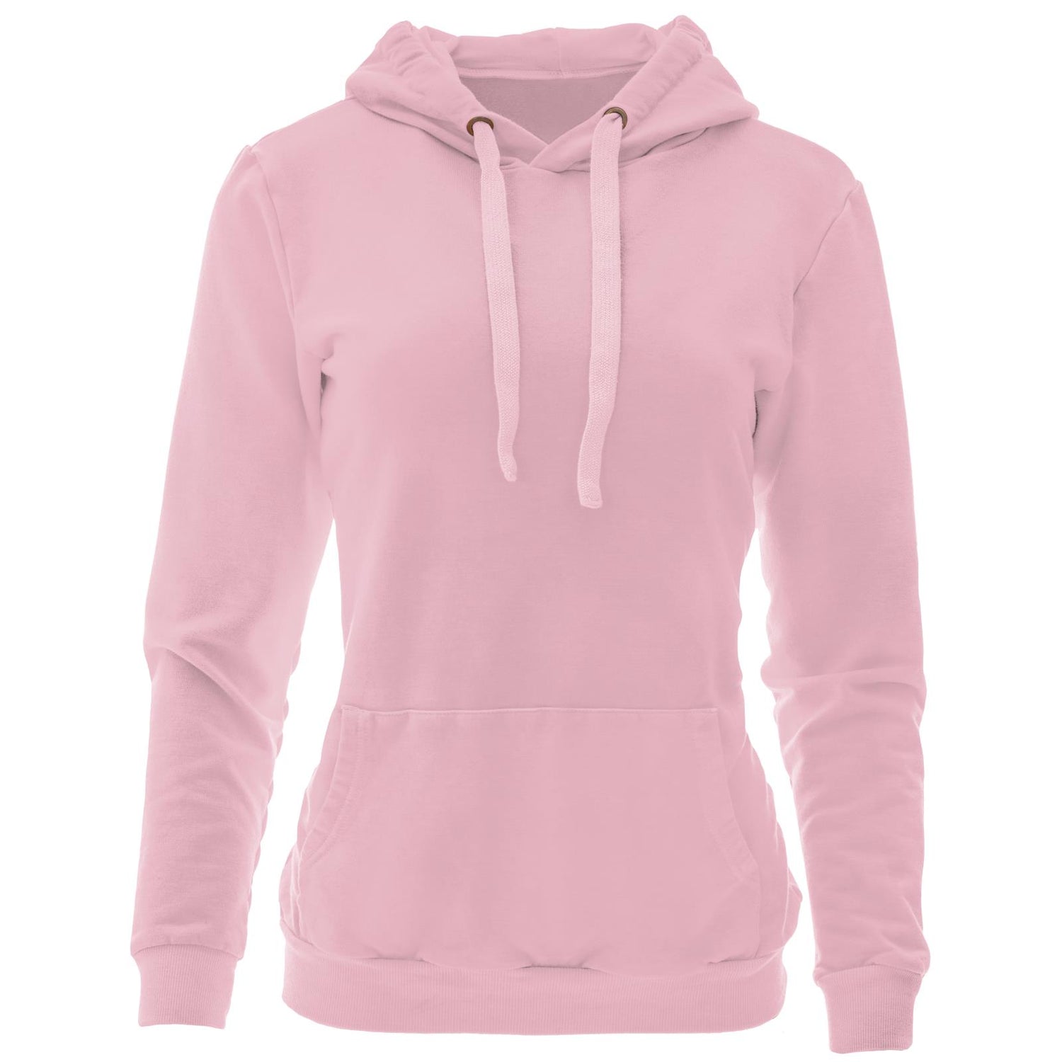 Women's Fleece Kangaroo Pocket Pullover in Cake Pop