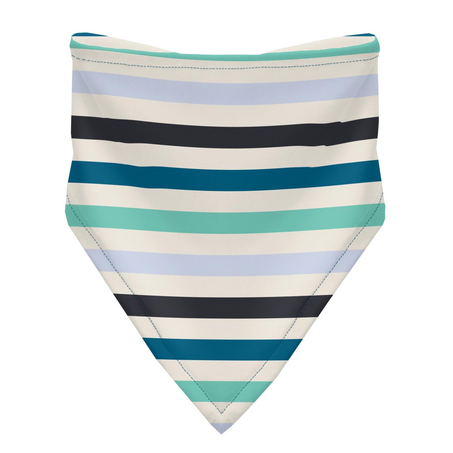 Print Bandana Bib Set of 3 in Little Boy Blue Stripe, Dew & Seaport 3 Little Kittens
