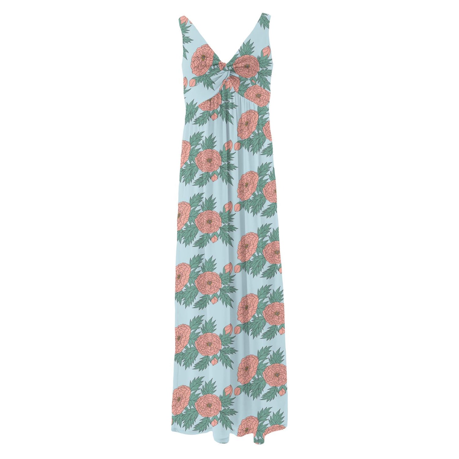 Women's Print Simple Twist Nightgown in Spring Sky Floral