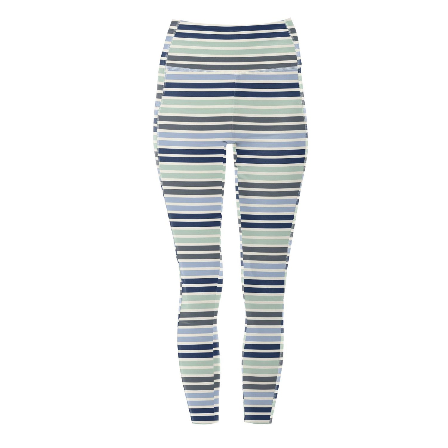 Women's Print Luxe Stretch 7/8 Leggings with Pockets in Fairground Stripe