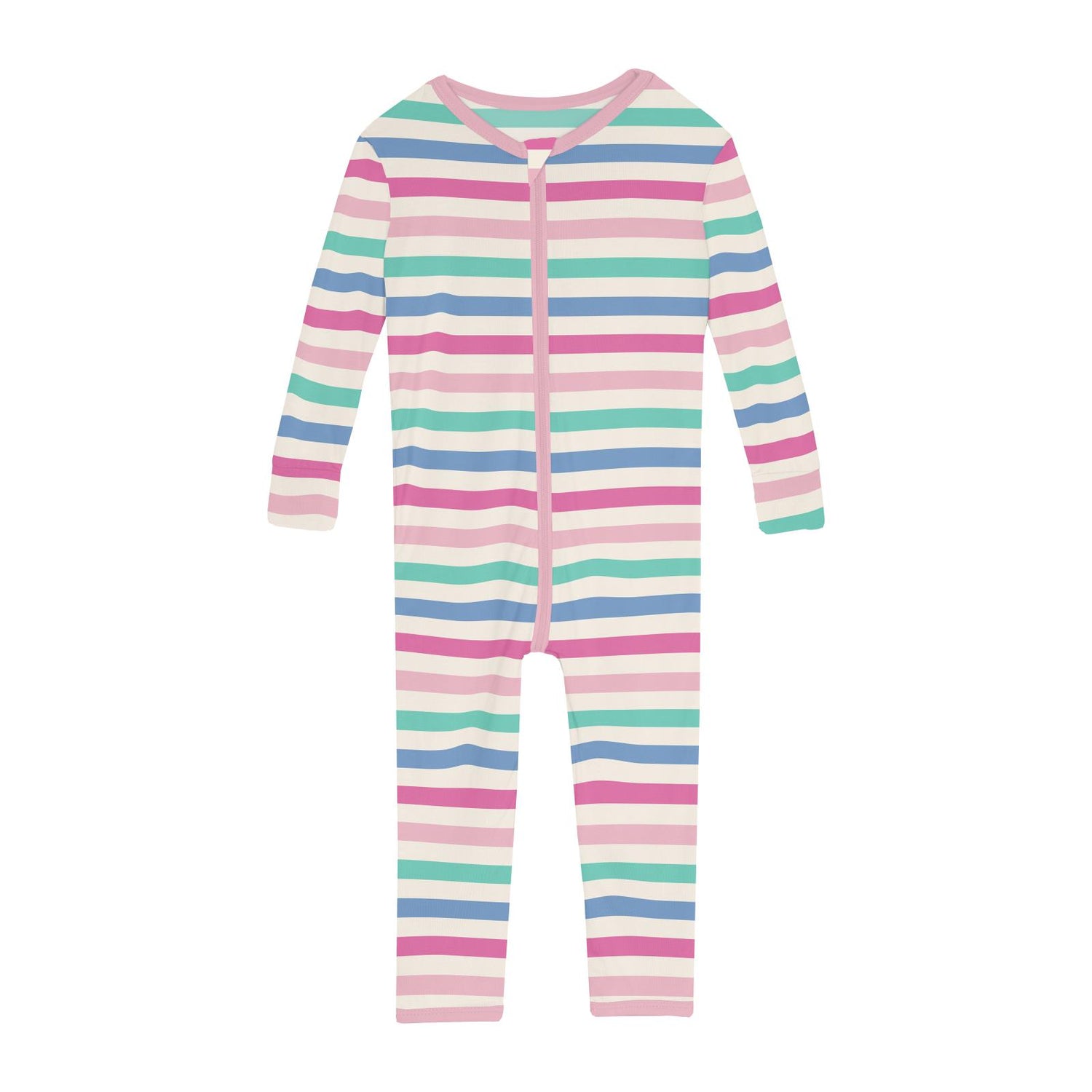 Print Convertible Sleeper with Zipper in Skip To My Lou Stripe