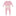 Classic Ruffle Footie with 2 Way Zipper in Cake Pop with Natural