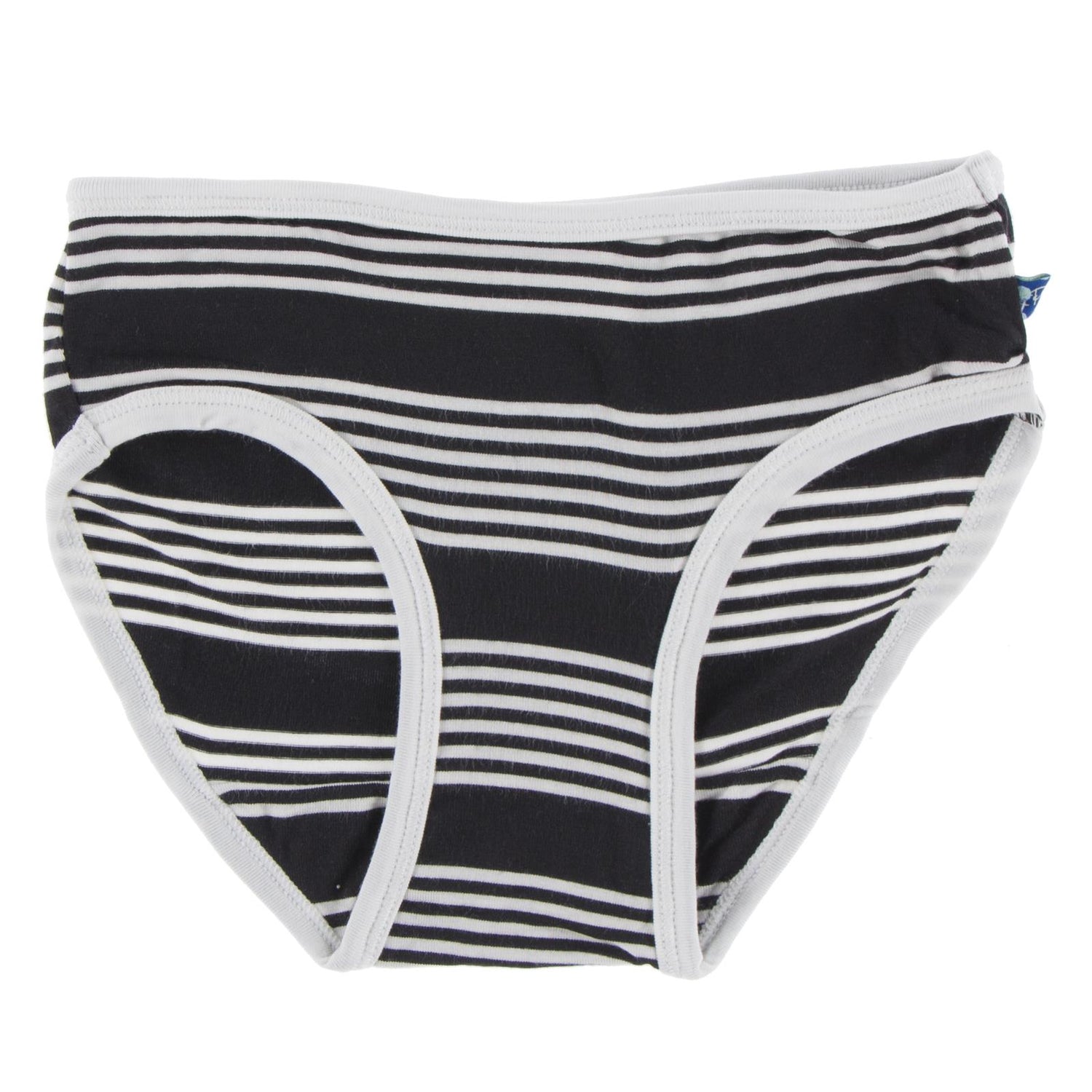 Print Underwear in Zebra Agriculture Stripe with Natural Trim