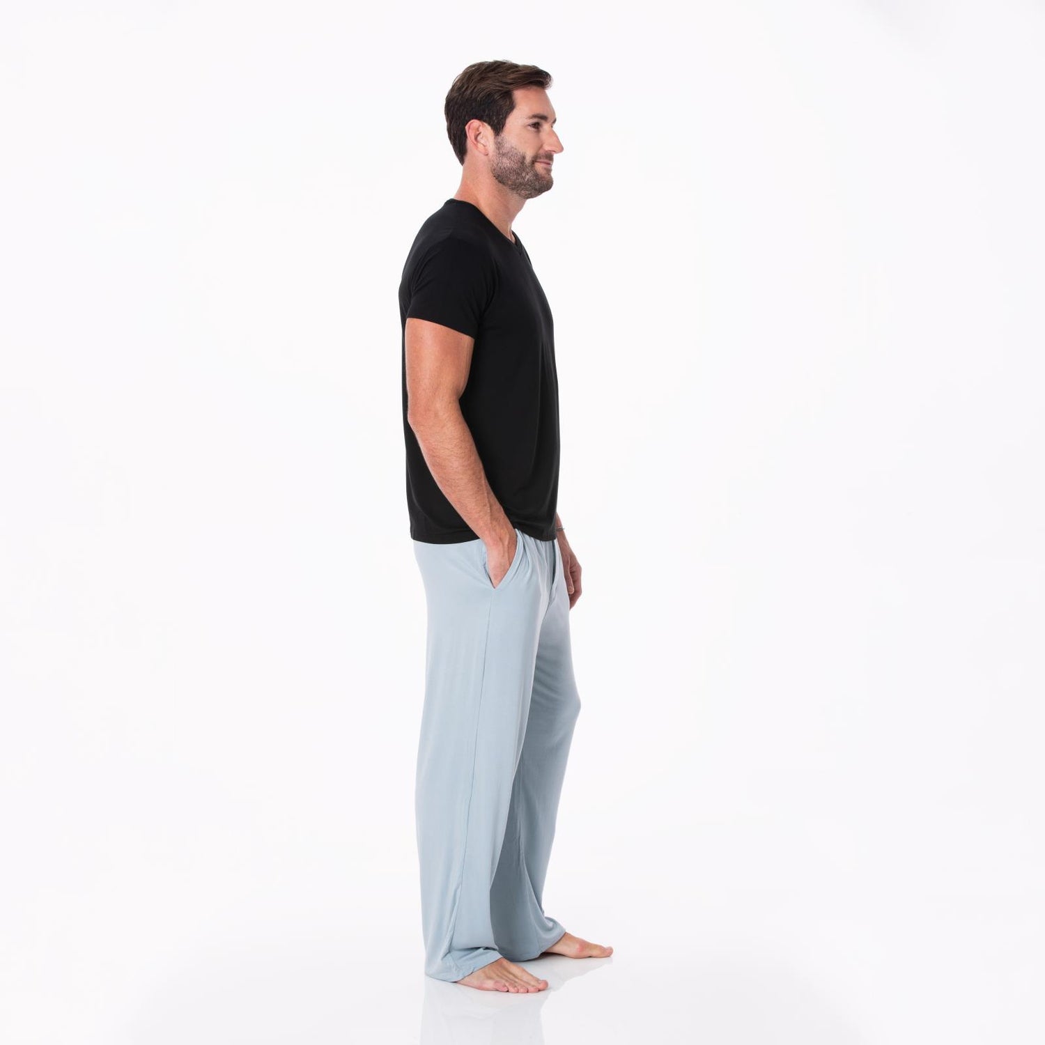 Men's Pajama Pants in Pearl Blue