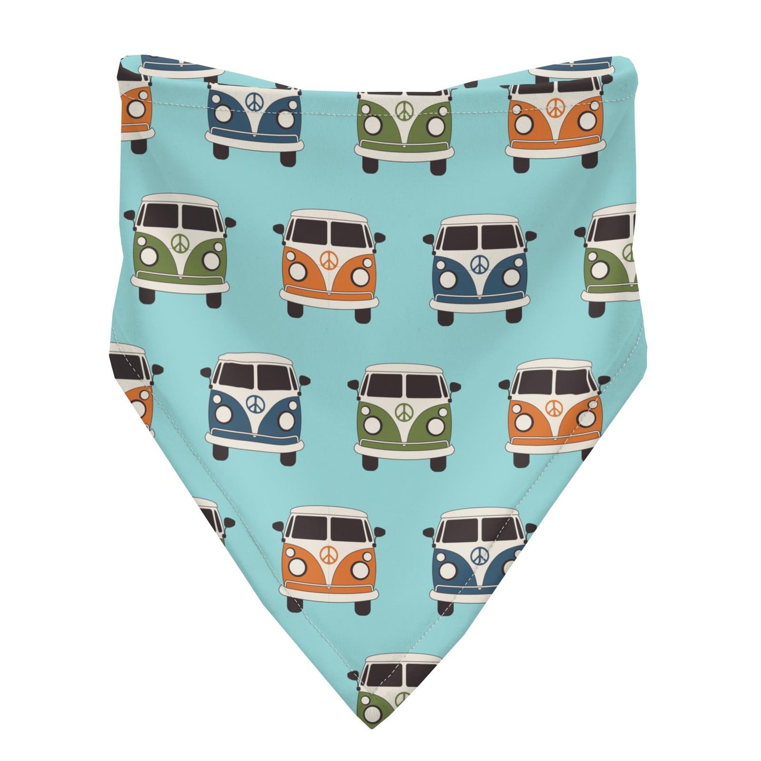 Print Bandana Bib Set of 3 in Summer Sky Groovy, Groovy Stripe & Summer Sky Vintage Vans