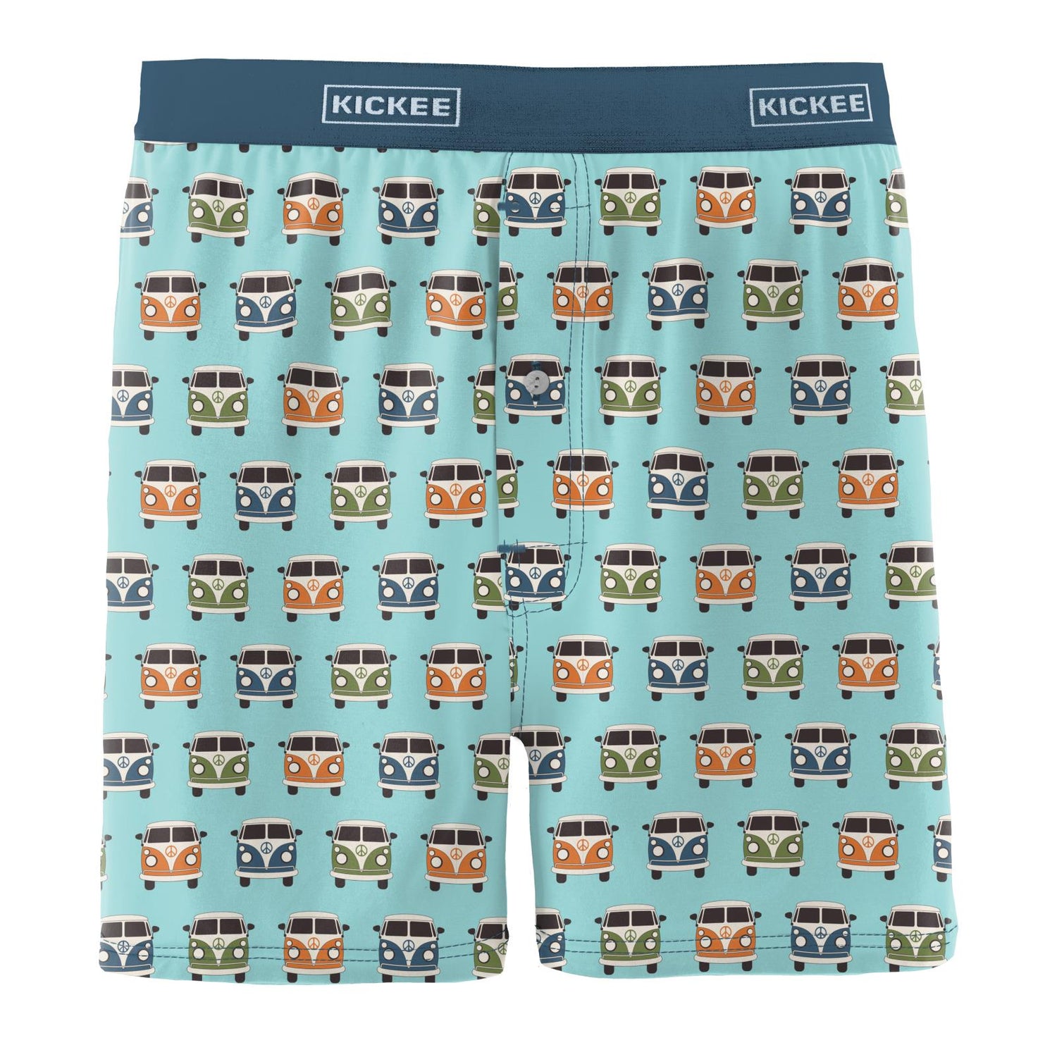 Men's Print Boxer Shorts in Summer Sky Vintage Vans