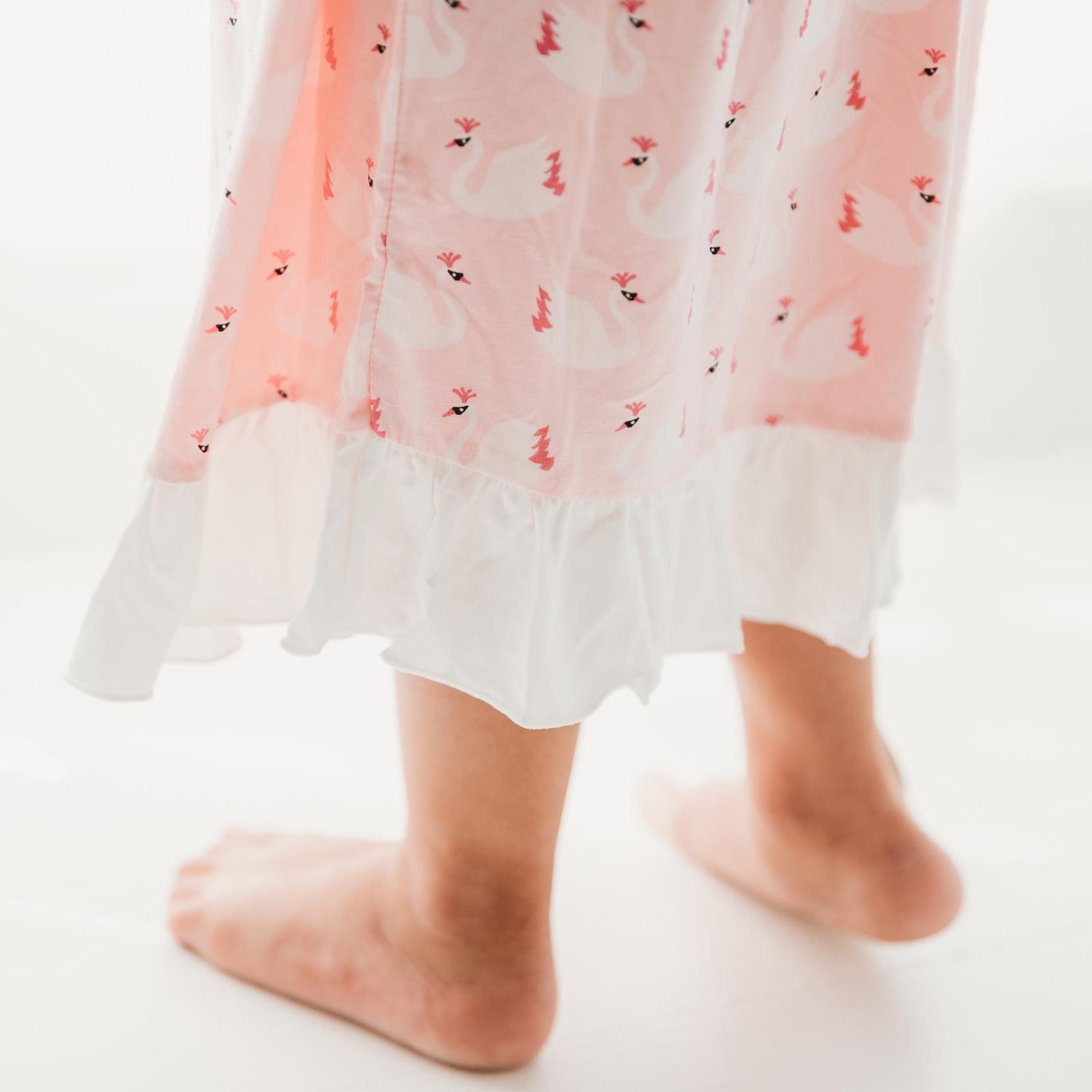 Print Villa Dress in Cake Pop Swan Princess
