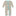 Print Muffin Ruffle Coverall with Zipper in Burlap Shells
