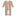 Print Muffin Ruffle Coverall with Zipper in Mod Chain