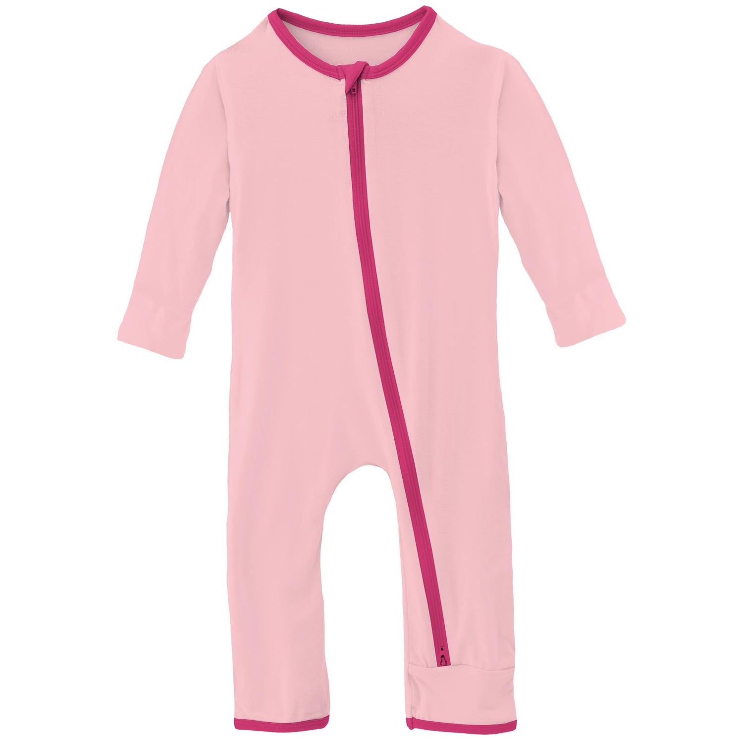 Applique Coverall with 2 Way Zipper in Lotus Happy Teddy