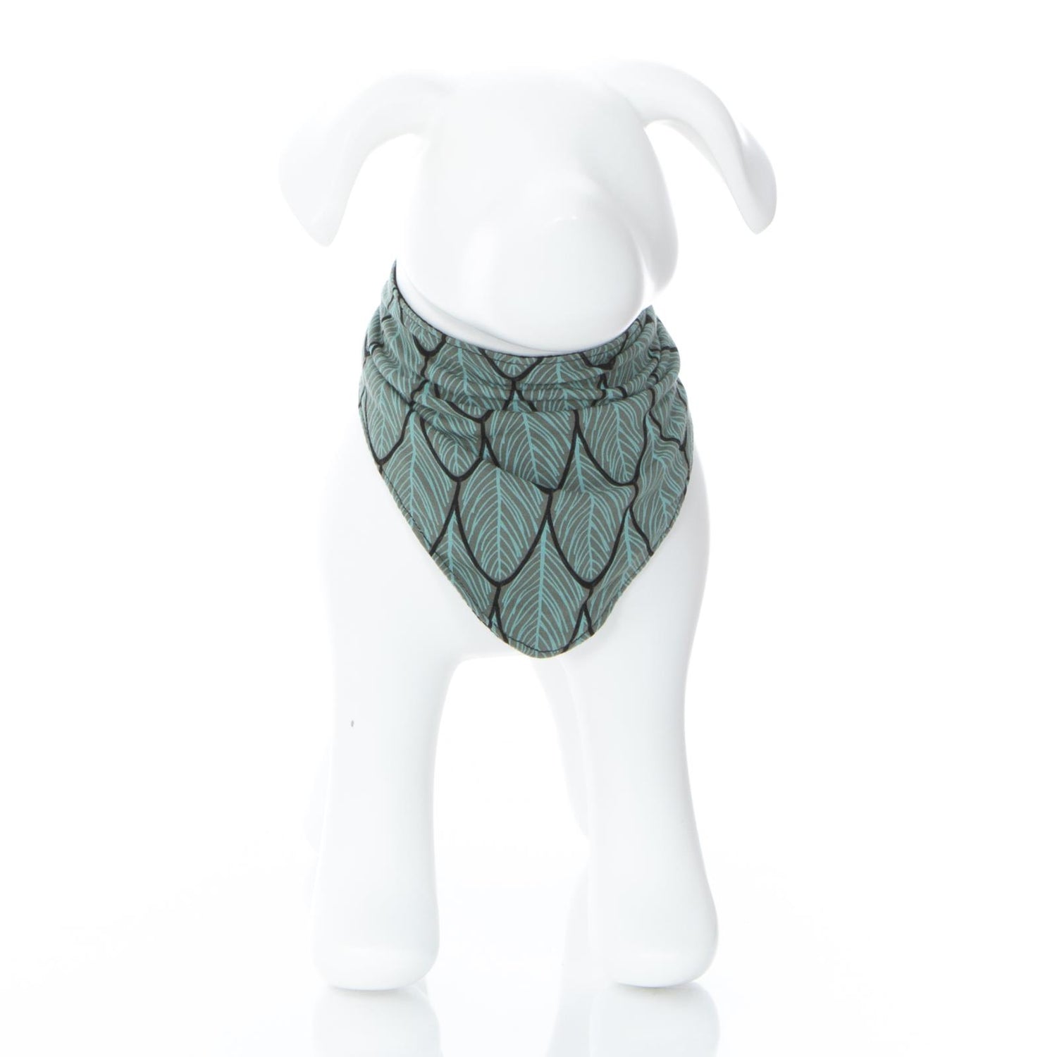 Print Dog Bandana in Midnight Feathers