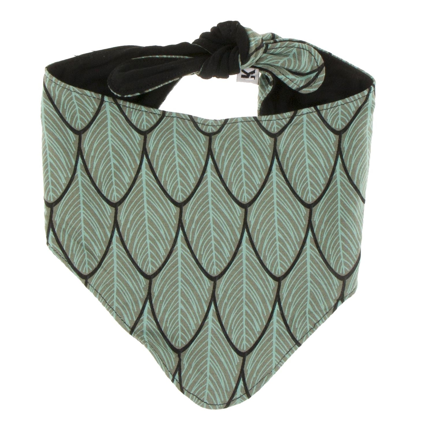 Print Dog Bandana in Midnight Feathers
