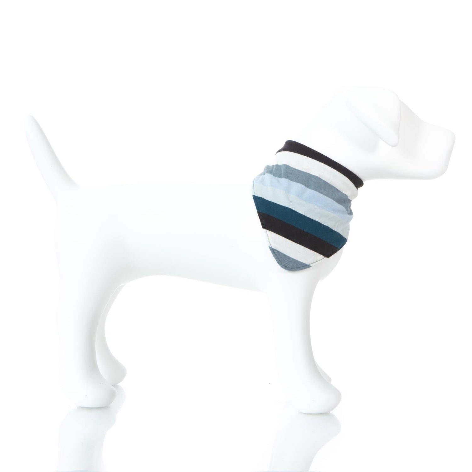 Print Dog Bandana in Meteorology Stripe