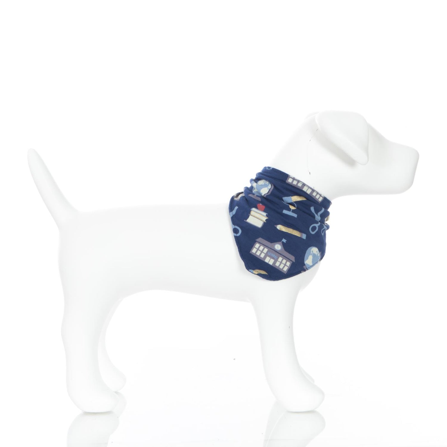Print Dog Bandana in Navy Education