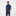 Men's Short Sleeve Luxe Jersey Polo in Flag Blue