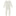 Muffin Ruffle Coverall with Snaps in Natural