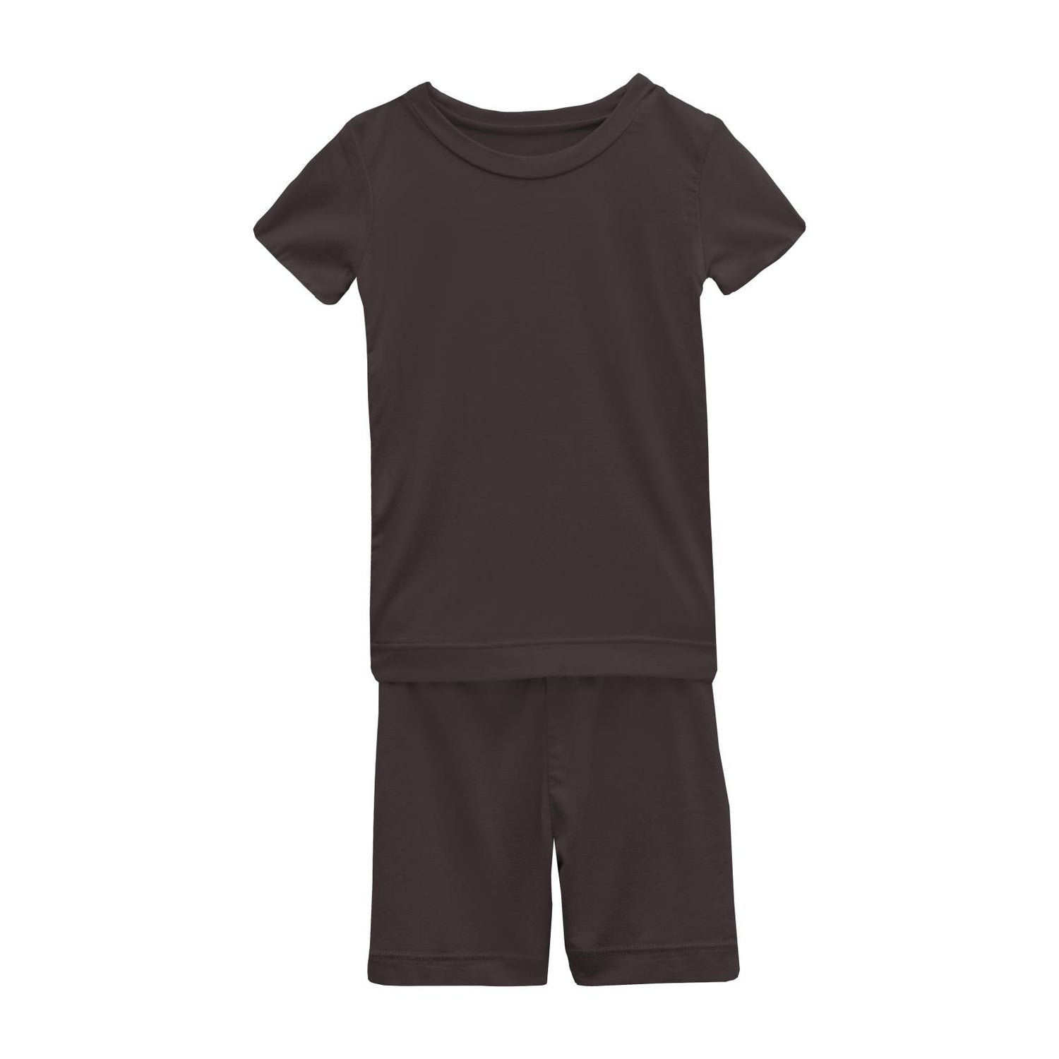 Short Sleeve Pajama Set with Shorts in Midnight