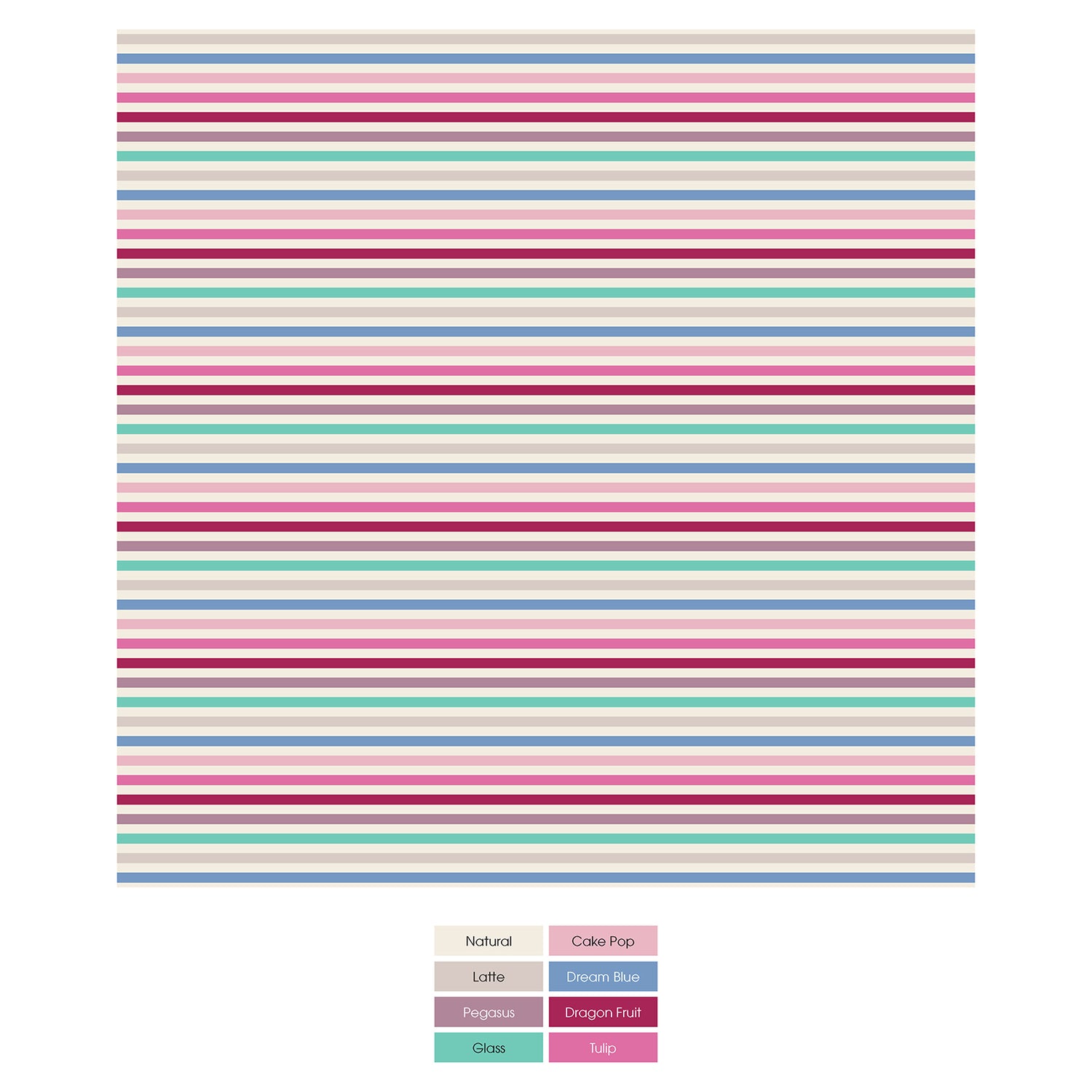 Print Convertible Sleeper with Zipper in Make Believe Stripe