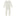 Muffin Ruffle Coverall with 2 Way Zipper in Natural