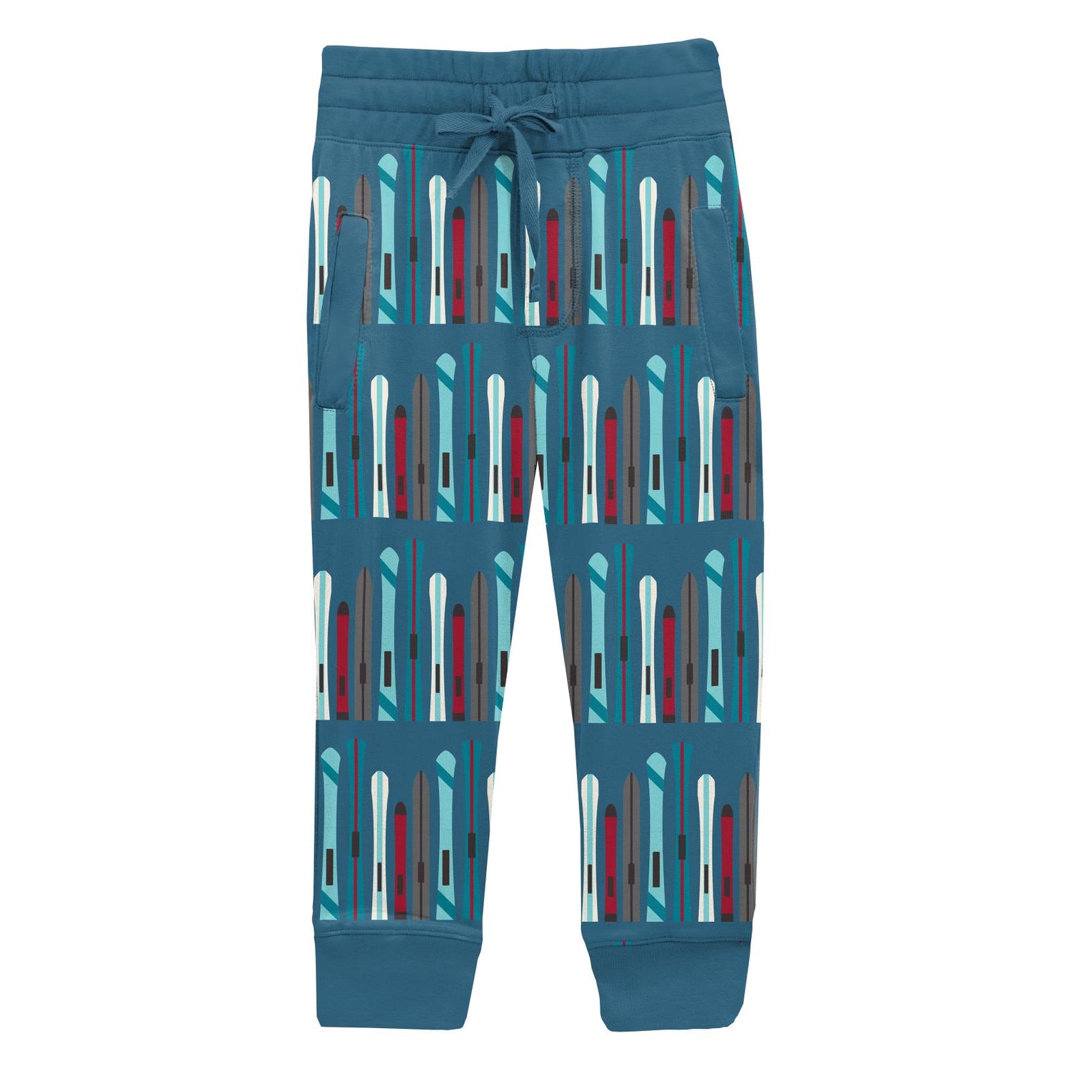 Print Lightweight Joggers in Twilight Skis