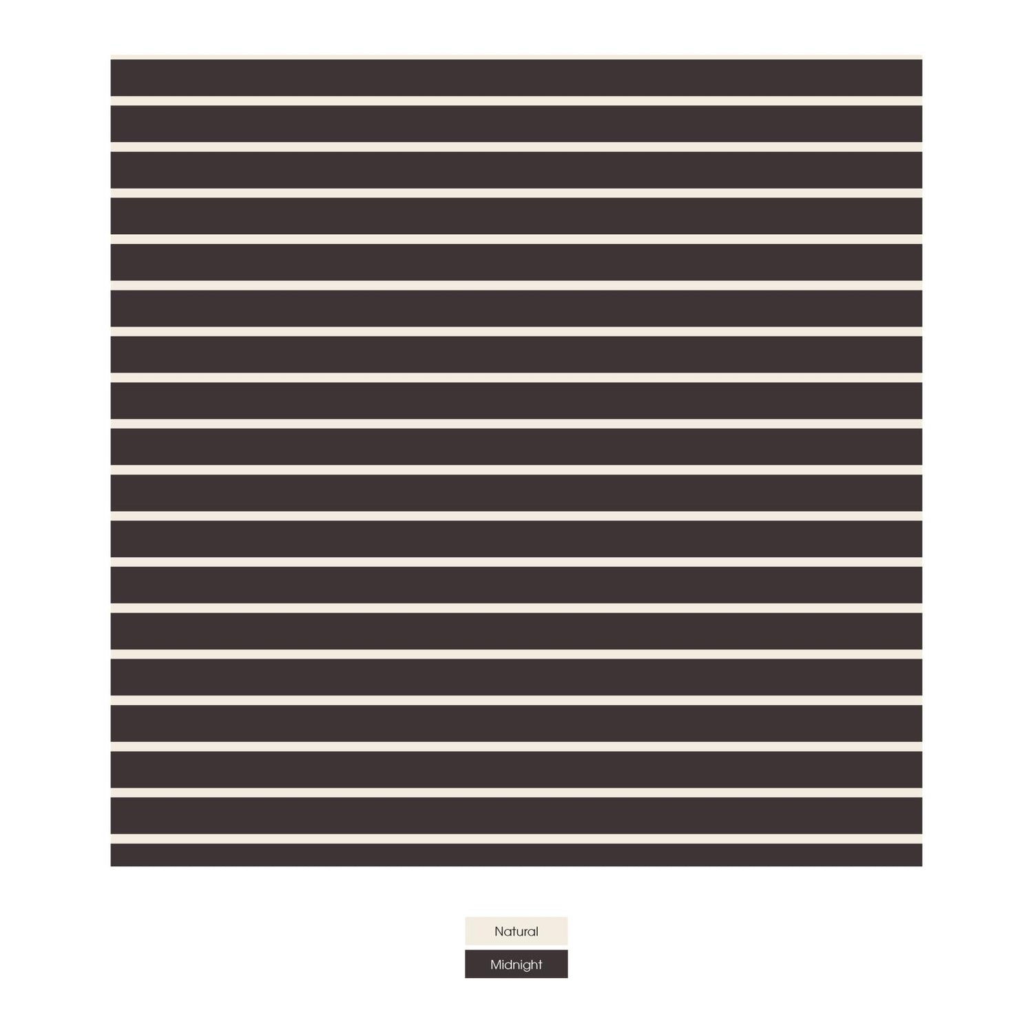 Women's Print Mid Length Lounge Robe in 90's Stripe